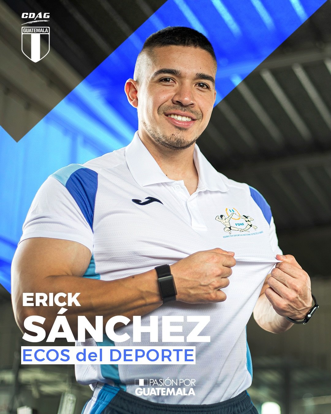 Erick Sánchez, atleta y preparador físico guatemalteco